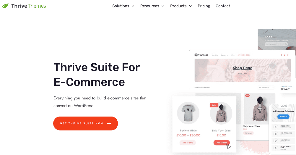 Thrive Suite eCommerce platform.