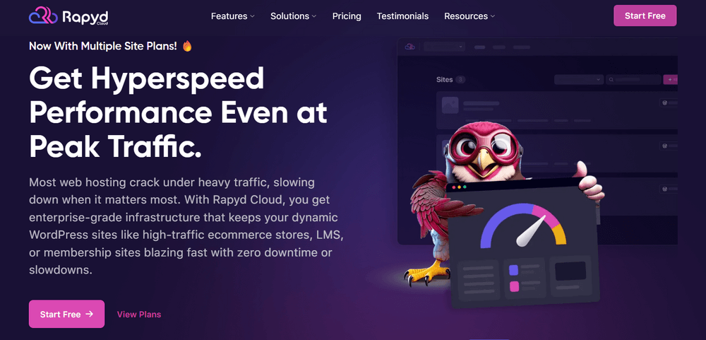 Rapyd Cloud Managed WordPress Hosting