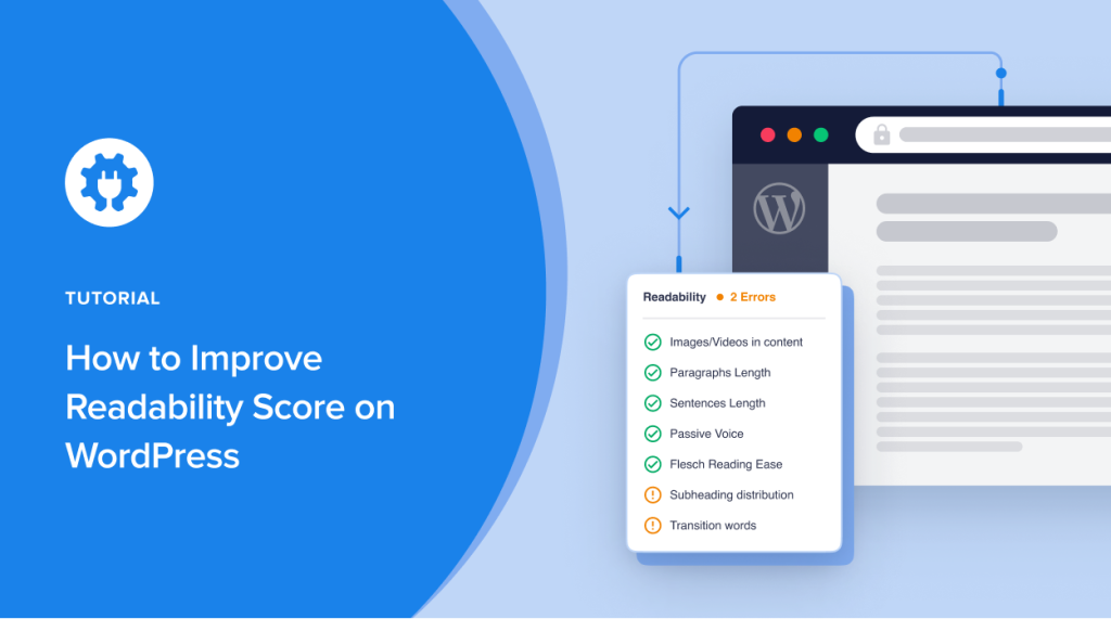 How to improve readability score in WordPress.