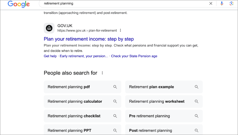 Content ideas from the people also search for section. Content ideas from the people also search for section.