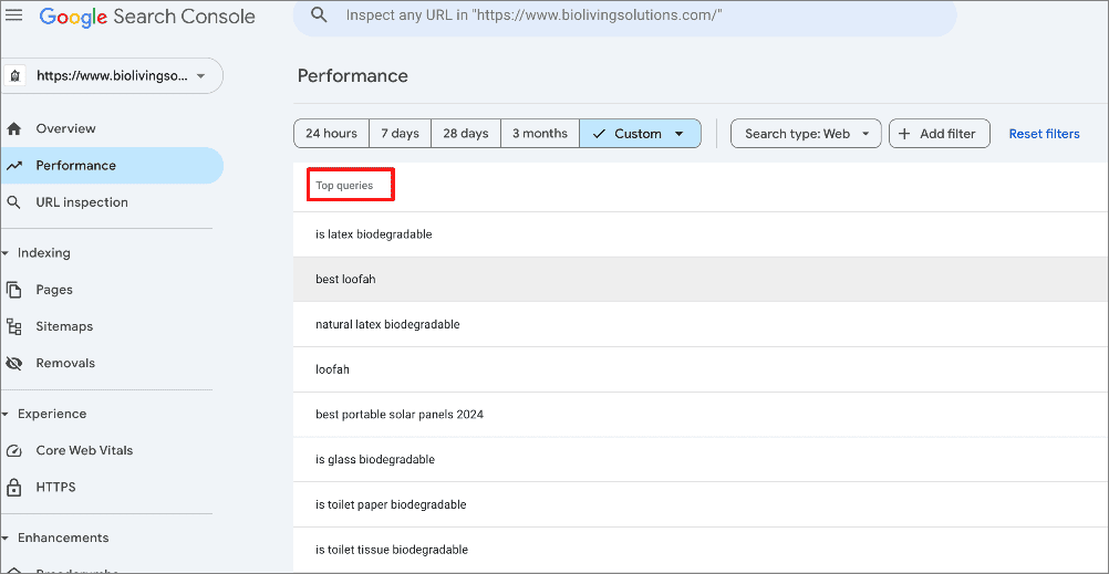 Related keywords in Google Search Console. Related keywords in Google Search Console.