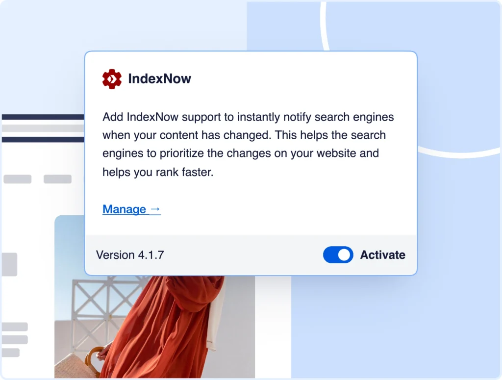 AIOSEO automatically configures IndexNow with zero technical work.