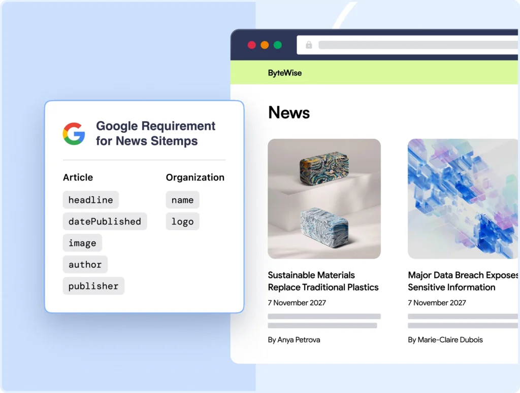 AIOSEO formats your Google News Sitemaps without you needing to code.