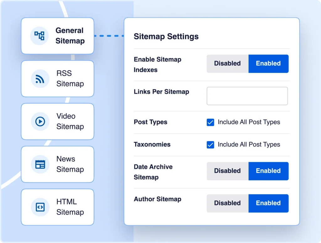 Easily control your sitemaps settings for your multisite network from one dashboard.