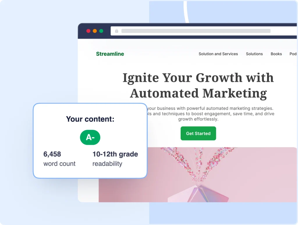 Improve your readability score with the AI Writing Assistant.