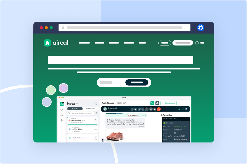 SEO case study of Aircall.