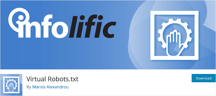 Virtual Robots.txt homepage Virtual Robots.txt homepage