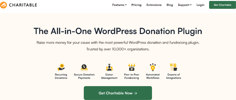 Charitable homepage Charitable homepage