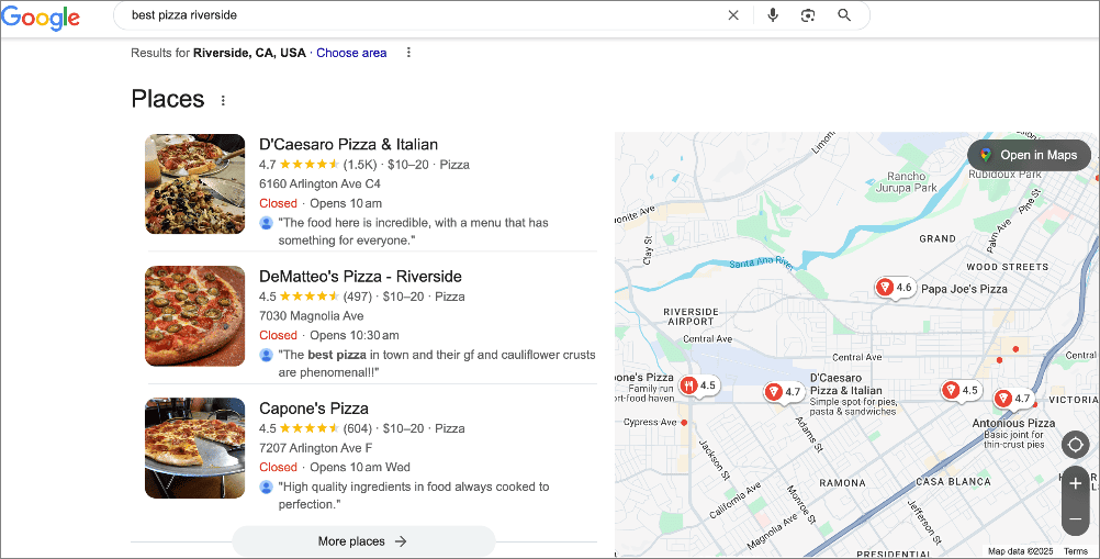 Local Business schema example Local Business schema example
