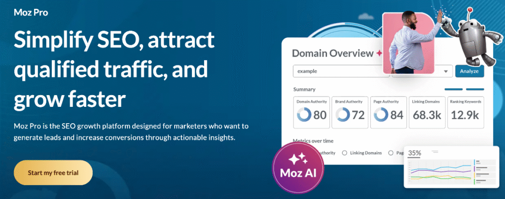 Moz Pro homepage Moz Pro homepage