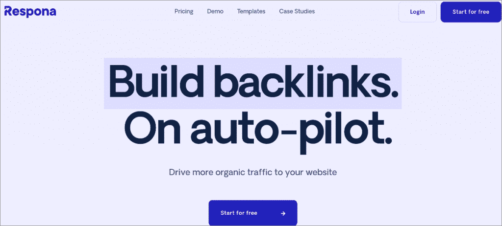 Respona homepage Respona homepage