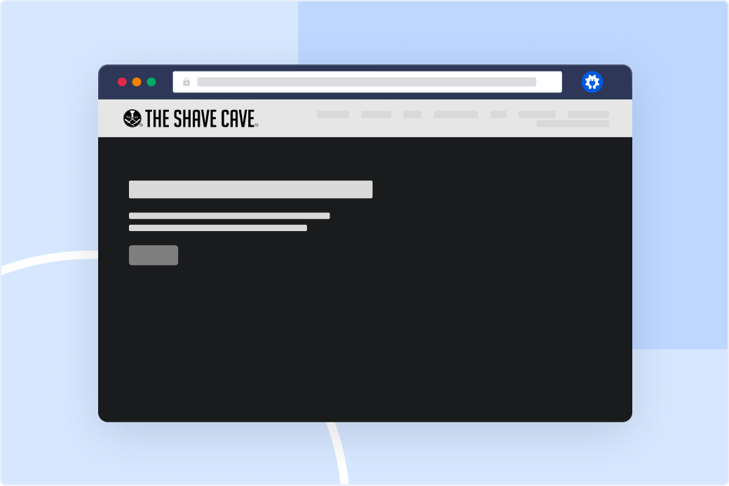 SEO case study of The Shave Cave.