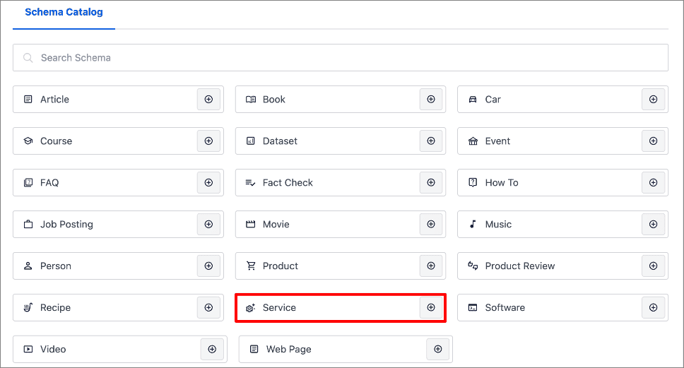 Service schema markup Service schema markup