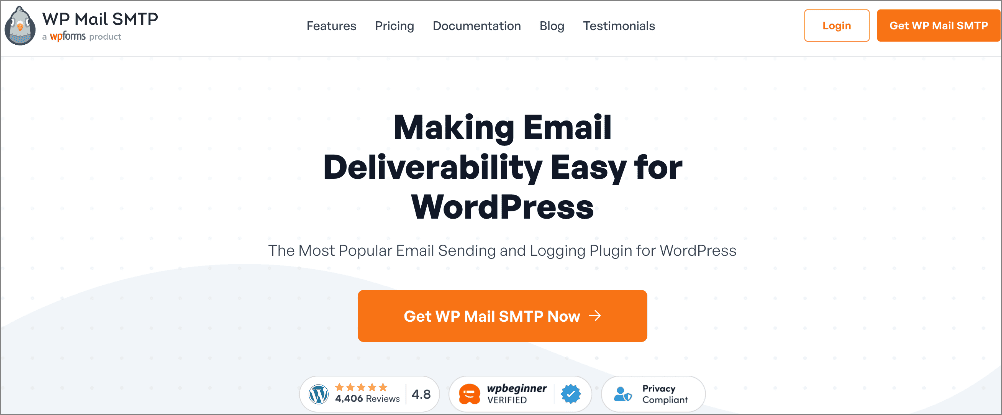 WPMail SMTP WP Mail SMTP homepage