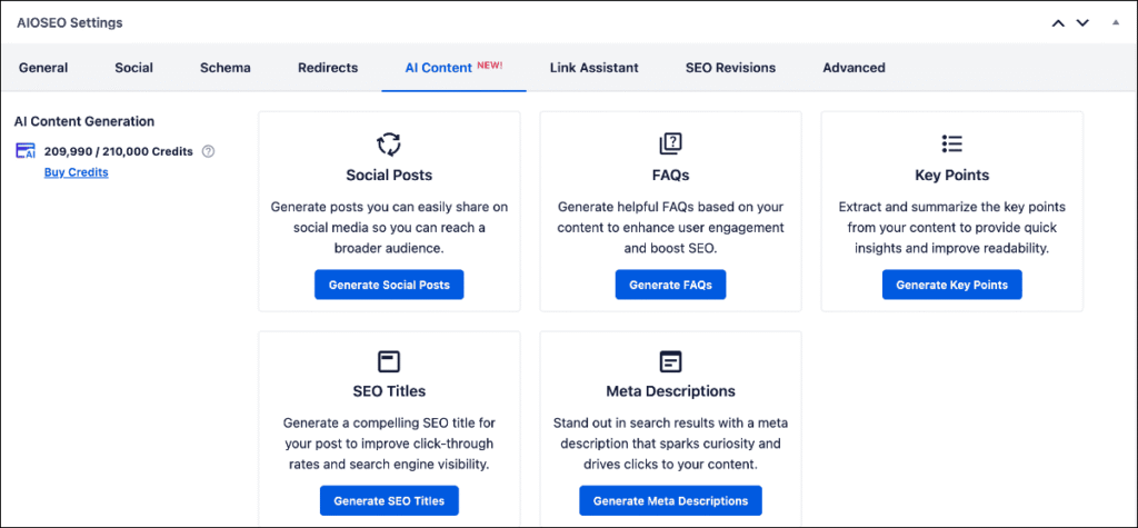 AI Content interface with options. AI Content interface with options.