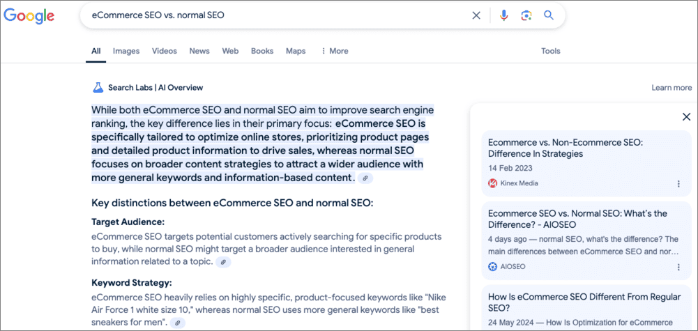 AIOSEO in AI Overviews AIOSEO in AI Overviews