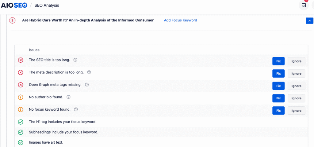 Page-level Analysis Page-level Analysis