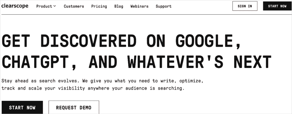 Clerascope homepage