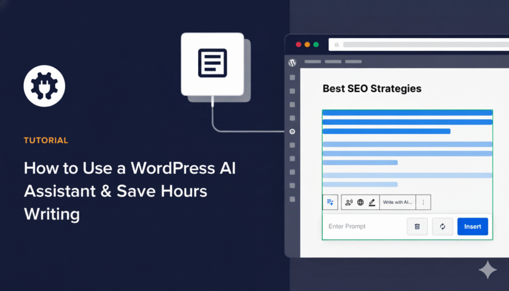 How to use a WordPress AI Assistant and save hours writing.