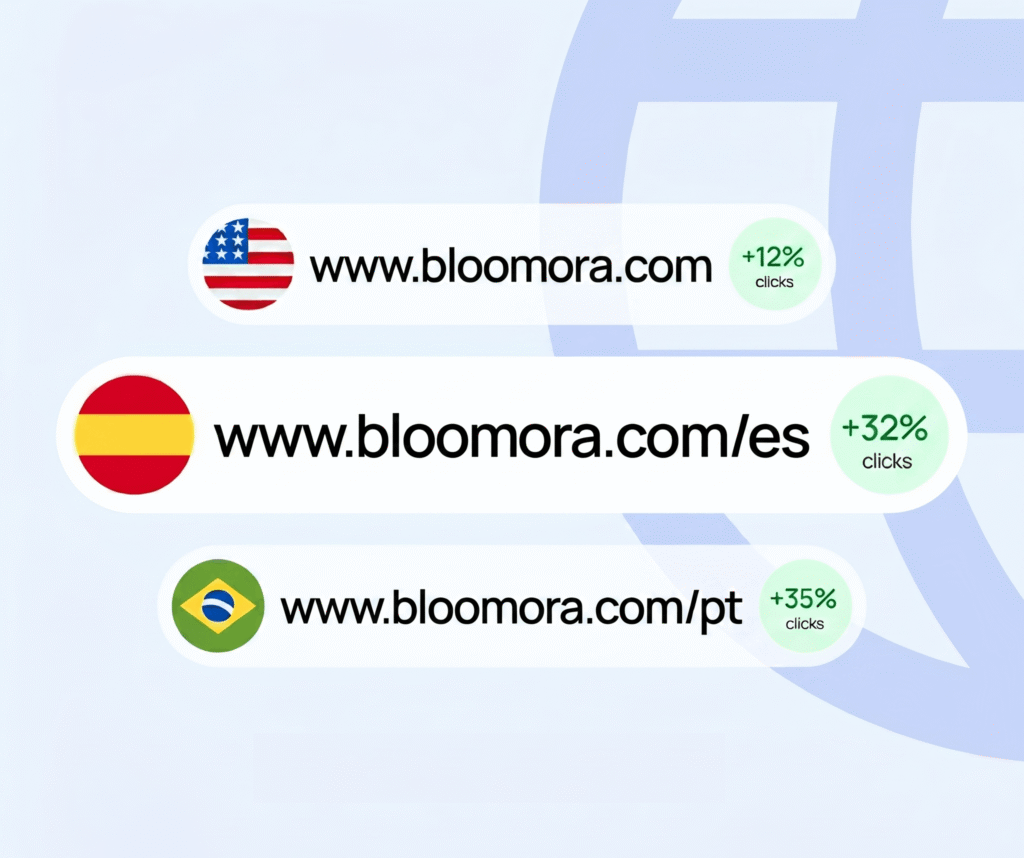 Universally mostra report sulle prestazioni dei tuoi sottodomini internazionali e dei contenuti tradotti.
