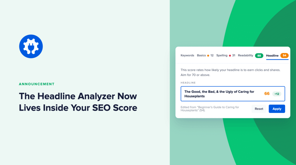 Der AIOSEO Headline Analyzer befindet sich jetzt bei Ihrer SEO-Bewertung.